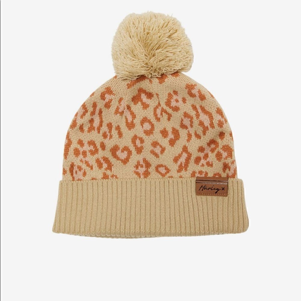 HURLEY Vermont Pom Beanie-NWT 